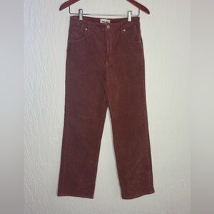 Rolla's Jeans High Rise Corduroy Rustic Color Size 28